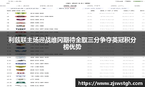 利兹联主场迎战维冈期待全取三分争夺英冠积分榜优势